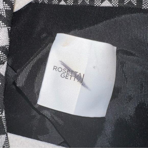 Rosetta Getty Single-Breasted Houndstooth Jacket - Picture 4 of 6